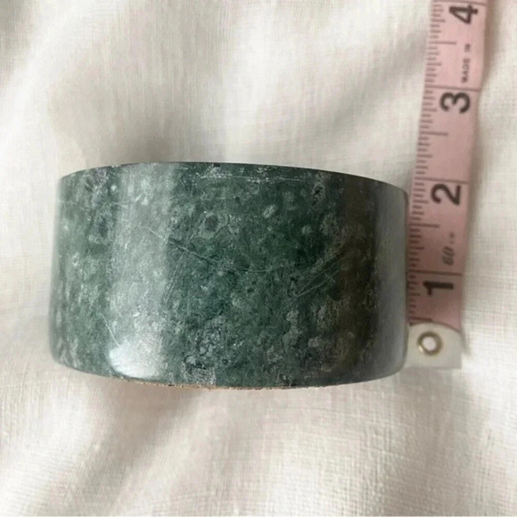 Vintage Green Marble Dish and Emerald Green StonewareVase and Bowl Sets - Picture 15 of 16